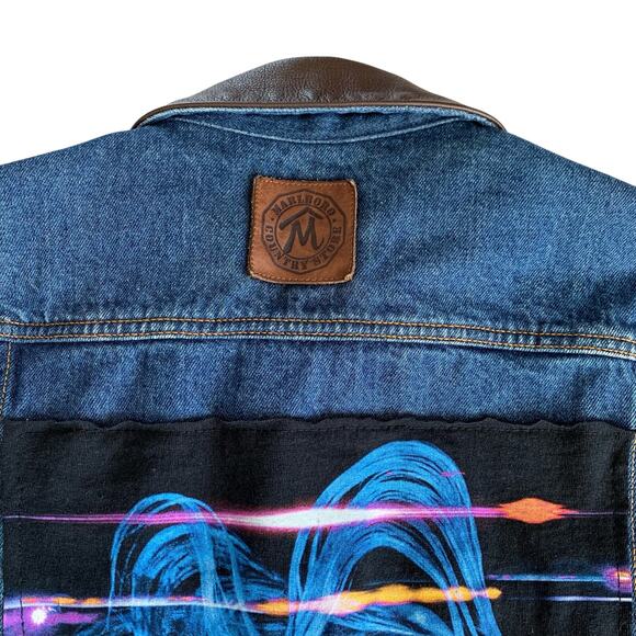 Via Penny Lane Reworked Apparel | Lady Gaga Enigma Tour Vintage Denim Jacket - Picture 8 of 11